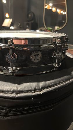 DW Pi 12 Snare Drum Black with Bag
