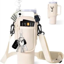 Water bottle Carrier Bag With Phone Pocket