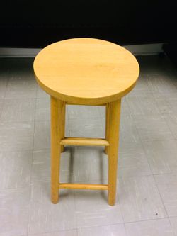 Wooden seat stool