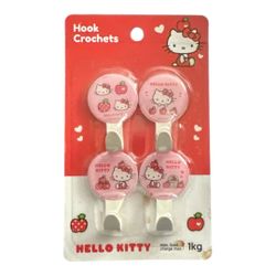 Sanrio Hello Kitty Apple Collection Hooks (4 pcs)