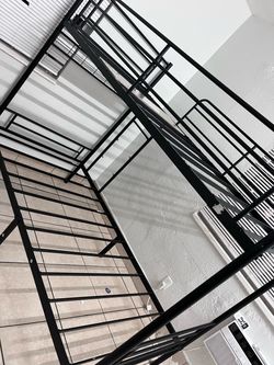 Black Metal Bunk Bed Frame