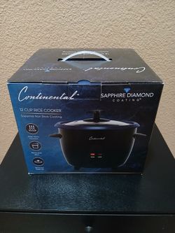 RICE COOKER 12 CUP. (NEW)  $20
