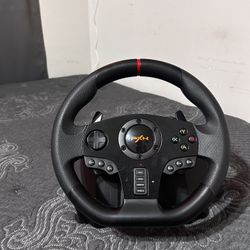 PXN V900 gaming steering wheel! Works with PC, PS4, PS3, Xbox Series S|X and Xbox one