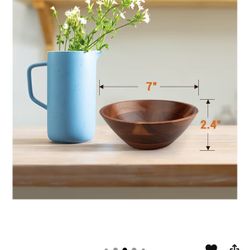 100% Natural Acacia Wooden Bowls (4pk)