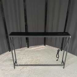 Slim Console Table With Power Outlets