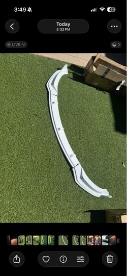3 piece front bumper lip spoiler for Tesla Model 3 / Model Y.
