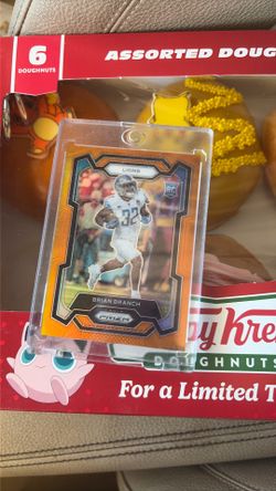 Brian Branch RC Orange Prizm 003/249