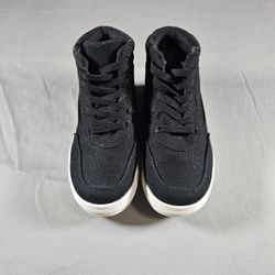 Black Vans-Style Slip-On Shoes – Toddler Size