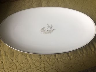 Mid century Noritake China 5772 Ardis excellent condition Serving Platter 12 long 8 inches wide