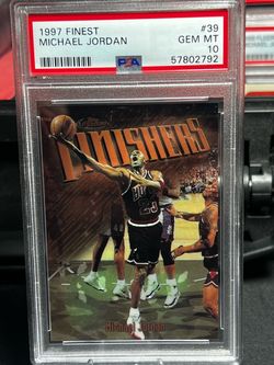 1997 Topps Finest Michael Jordan #39 PSA 10