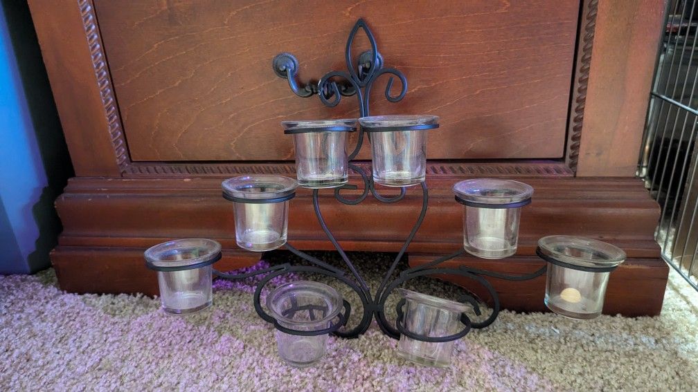 Iron Wall Scones Candles Cup Holder