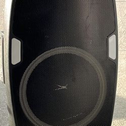 Super loud music (over 100 watts) sold on the street; used for playing music in churches. See less