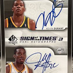 2008 SP Authentic Sign Of The Times Dual Autograph Serial #/50