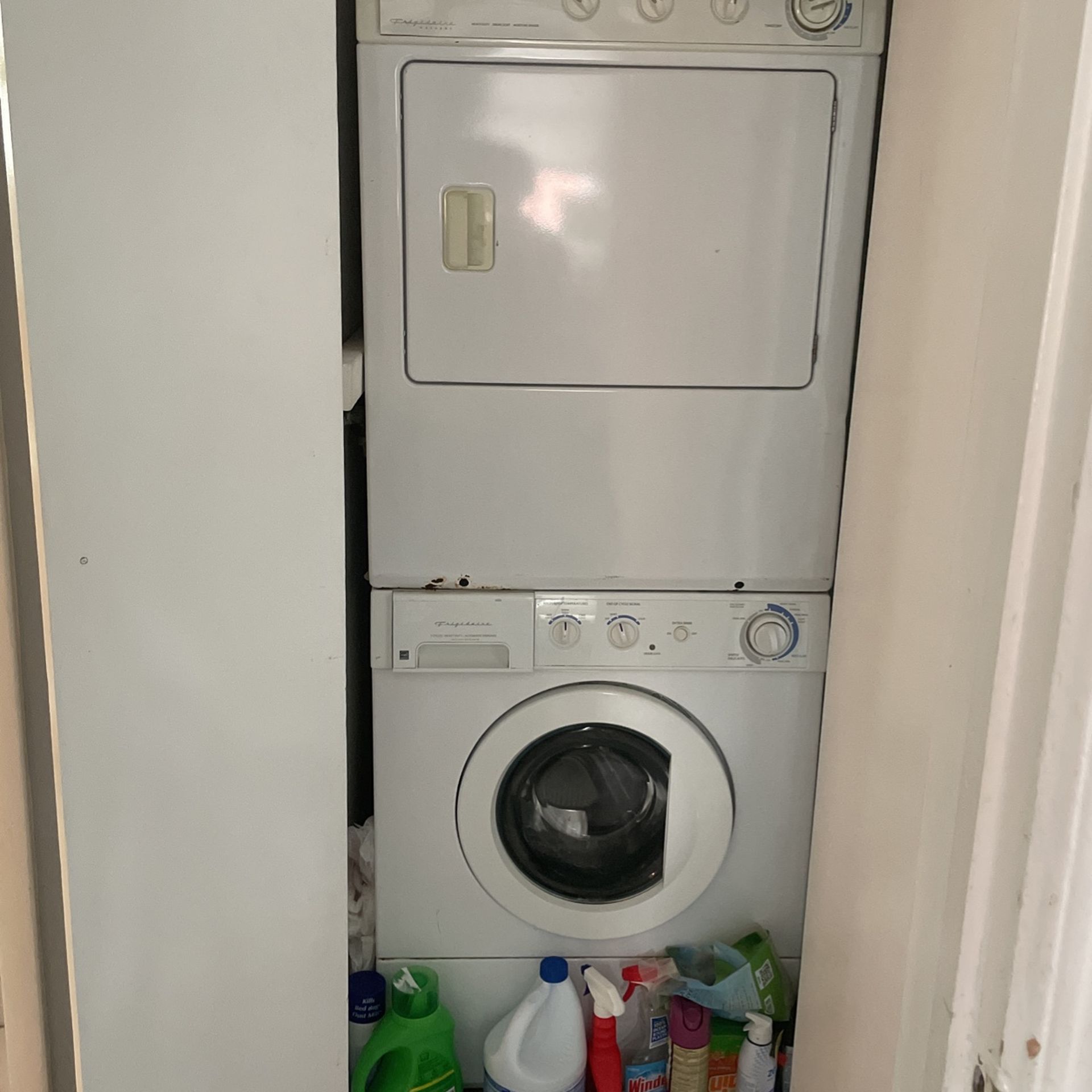 Frigidaire Piggyback Washer And Dryer White