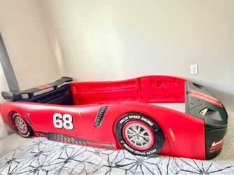 Turbo Race Car Twin Bed