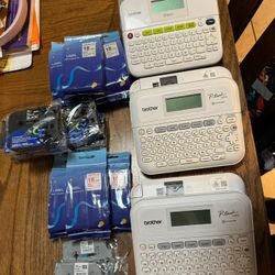Brother Label Machine And Label Tapes