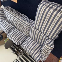 Sofa / couch with ottoman