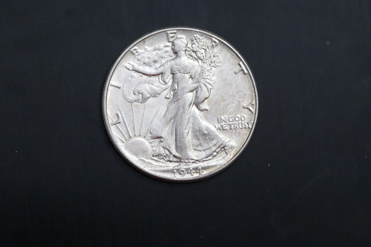 1944 High Grade Walking Liberty Half Dollar Coin