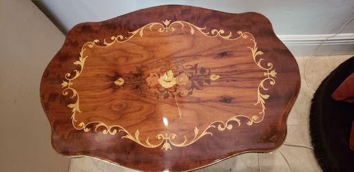 Antique flower table