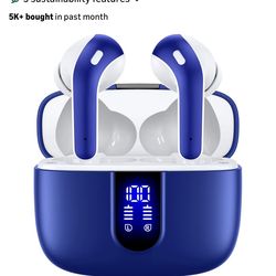 NEW Unopened Wireless Bluetooth Earbuds/ Headphones (Blue)