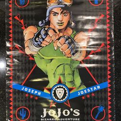 JoJo's Bizarre Adventure Joseph Joestar Poster from Japan 18x24” Hirohiko Araki