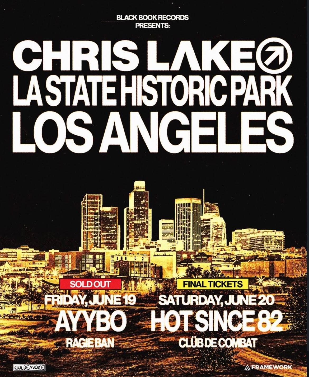 2x Friday 6/19 Chris Lake Tickets