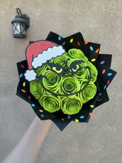 Grinch roses 