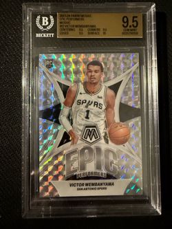Victor Wembanyama 2023-24 Panini Mosaic Epic Performers RC BGS 9.5