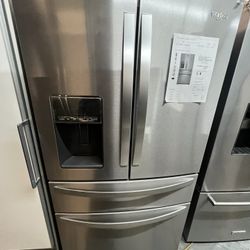 Whirlpool 4 Door Fridge Stainless Steel 