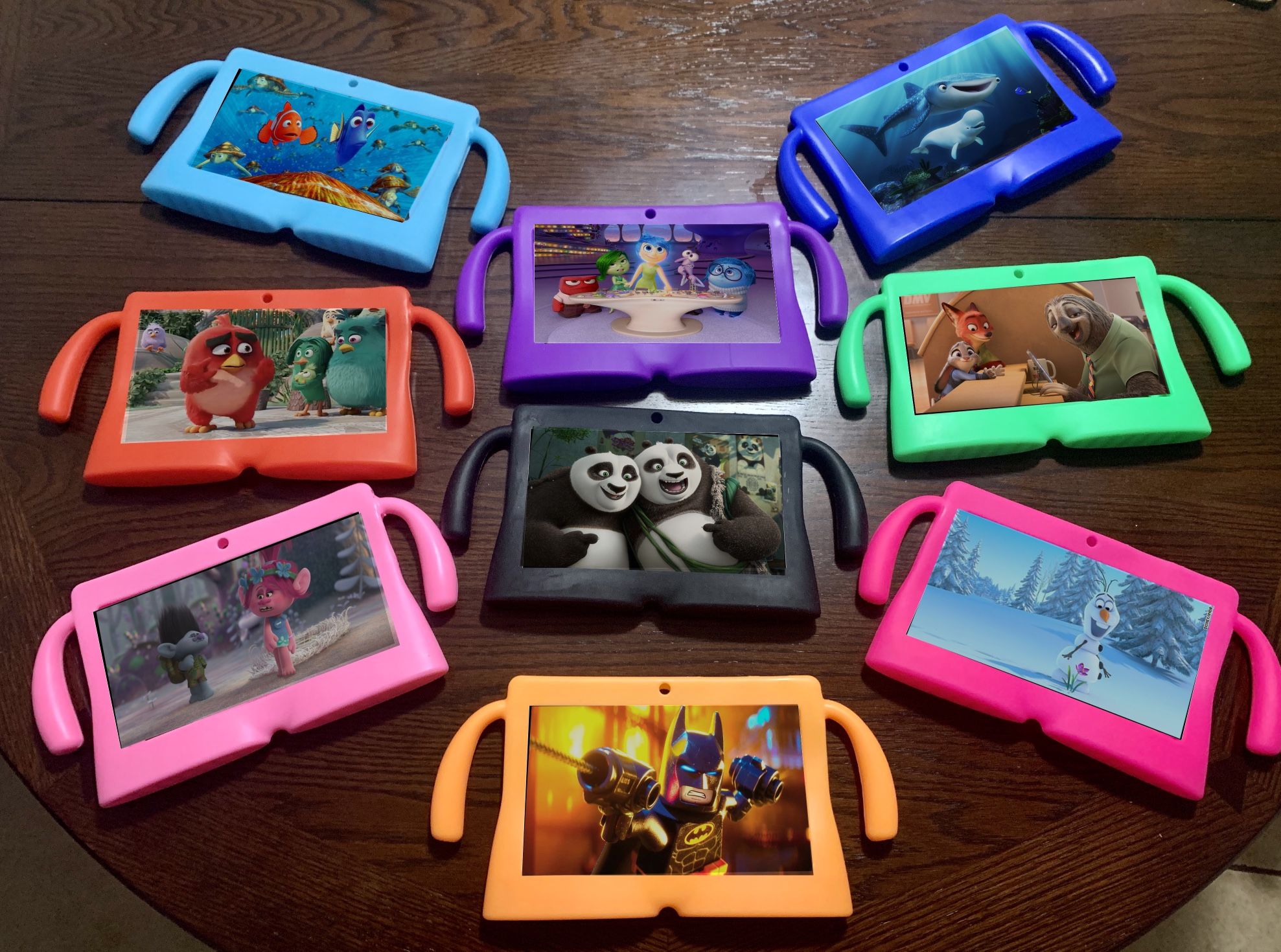 Tabletas Android Nuevas con 13 películas 🎥 y 23 👾juegos 🕹para niños/niñas (protector aparte)