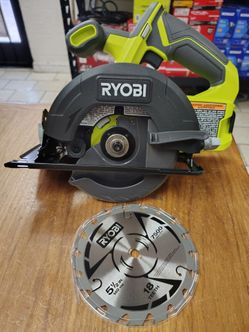 Ryobi 18V Cordless Circular Saw with Blade 5 3/8