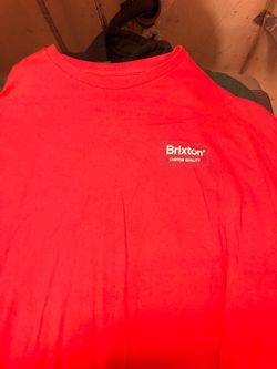 Brixton Custom Quality Red T-Shirt