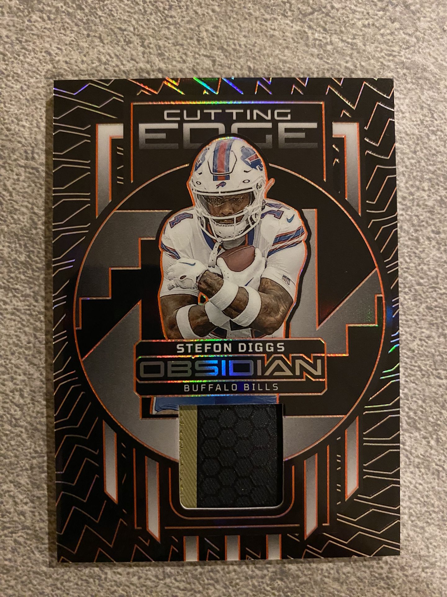 Stephon Diggs Glove Patch Card