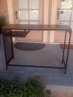 Brown desk