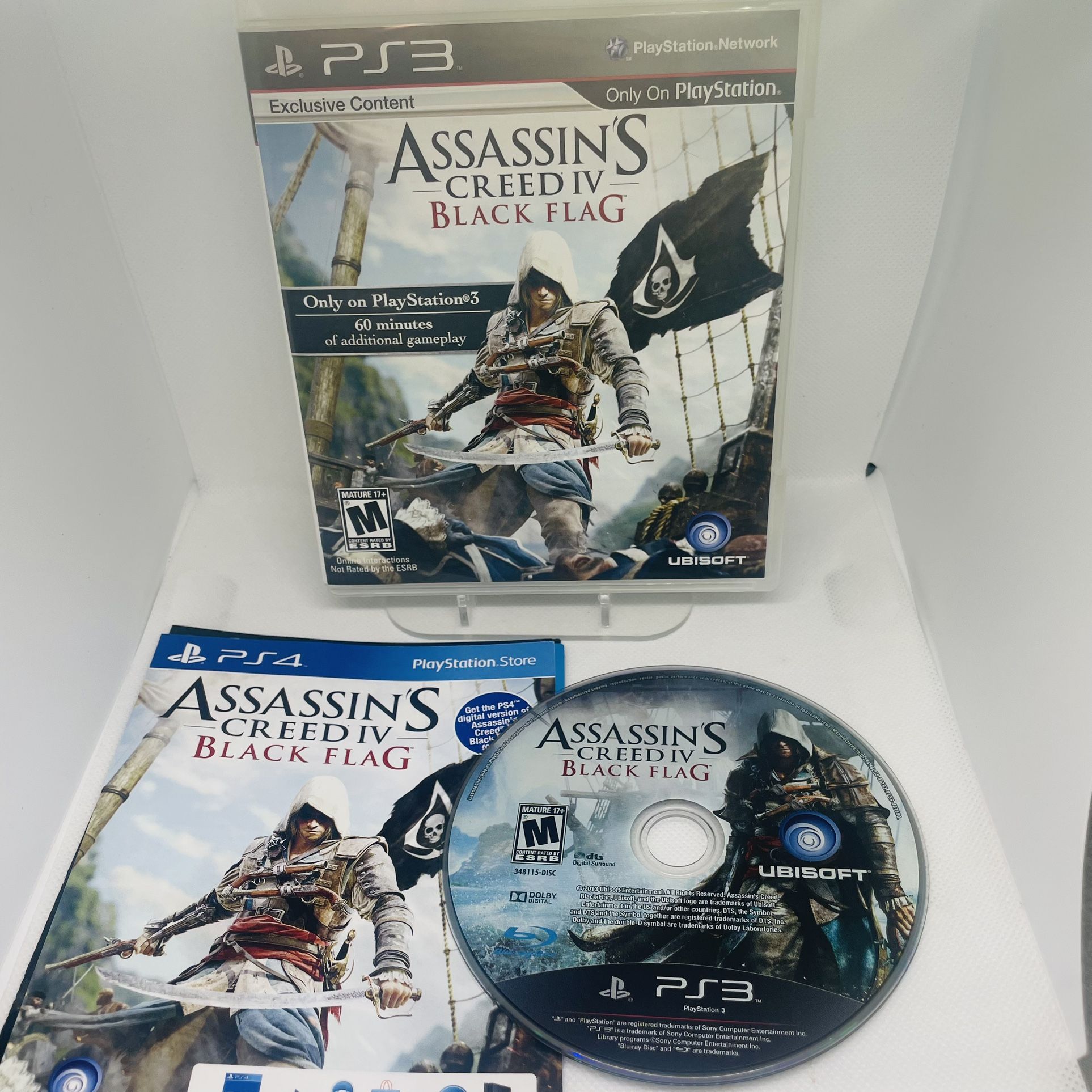 Assassin’s Creed IV: Black Flag – PS3 – Complete in Box CIB – Tested & Working