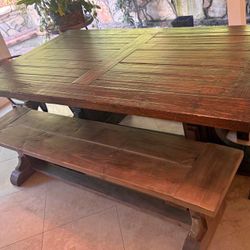 Rustic Farmhouse Double Pedestal 