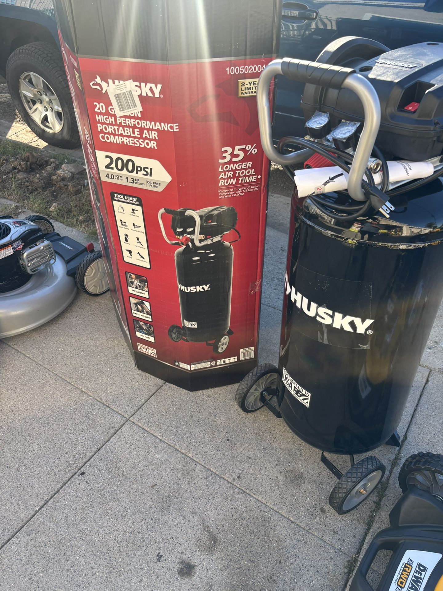 Compresor 20 Galones Husky