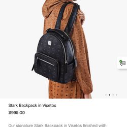 MCM Brand New Backpack 