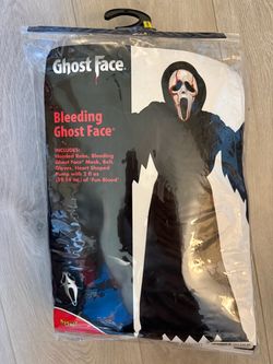 Spirit Halloween Bleeding Ghost Face Costume
