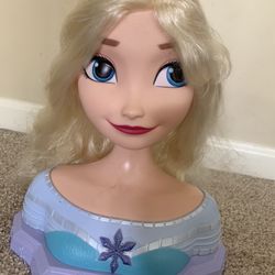 Elsa Doll (Large hair styling head)