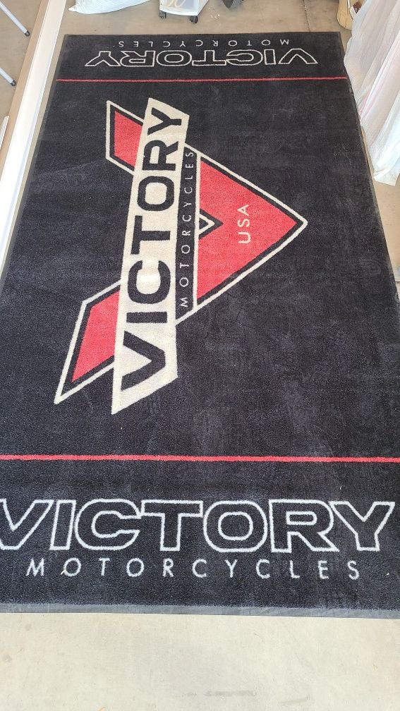 RARE!!! Victory Motorcycle Garage Rug for Sale in Mesa, AZ OfferUp