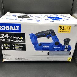 Kobalt Handheld Cordless Planer Woodworking New In Open Box