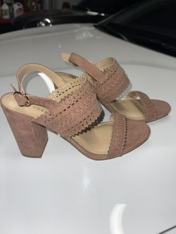 Mauve / Dusty Pink Women’s Lauren Conrad Block Heels Size 7