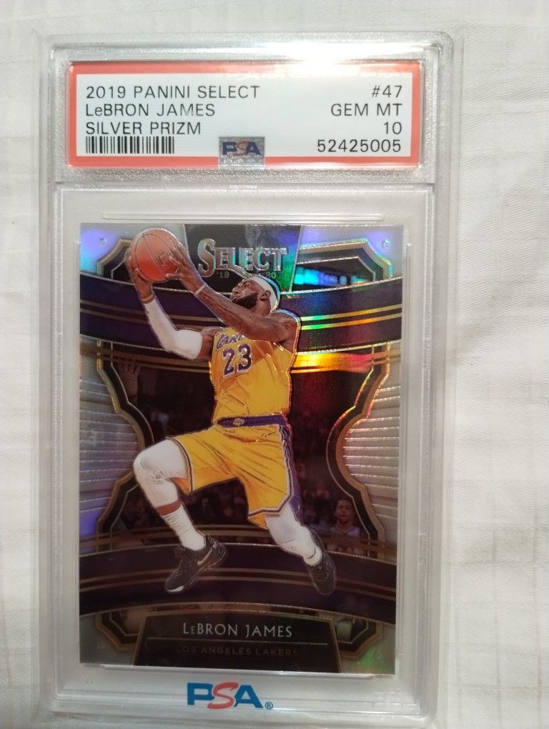 LeBron James Panini Select Silver Prizm