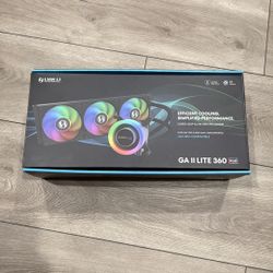 Liam-Li 360 Closed Loop AIO CPU cooler And 120 And 240mm Case Fans 