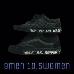 New Vans P.K. Ripper reflective low tops special/limited edition size 9men 10.5women $100 cash or possibly barter or combo…