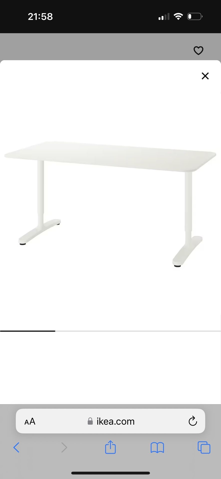 Ikea White Desk