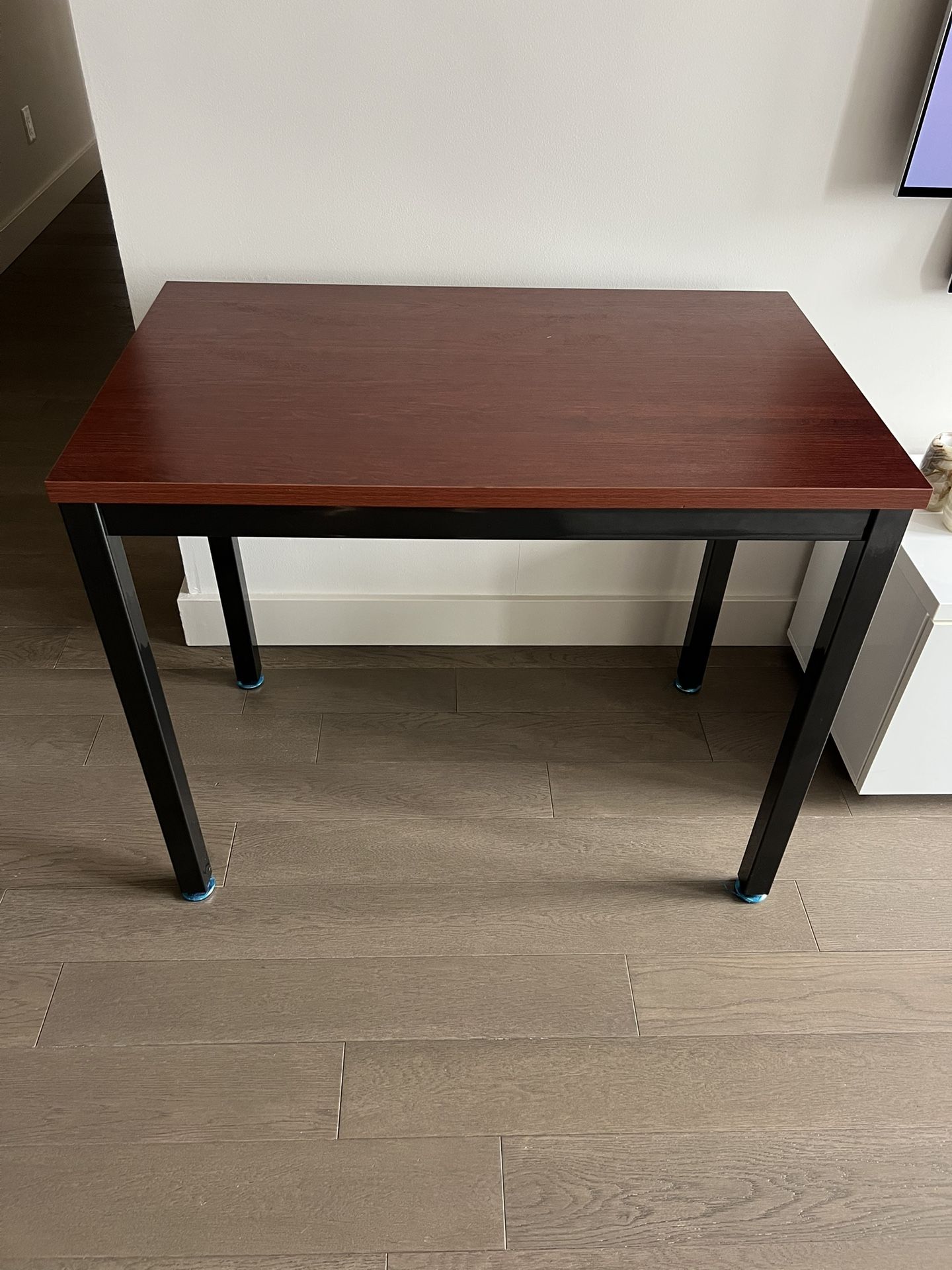 The Office Oasis Small Computer Desk – Teak Finish (36")
