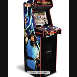 Arcade 1up 4 Machines Mortal combat, NFL Blitz legends, NBA jam, Ms Pac-Man/Galaga
