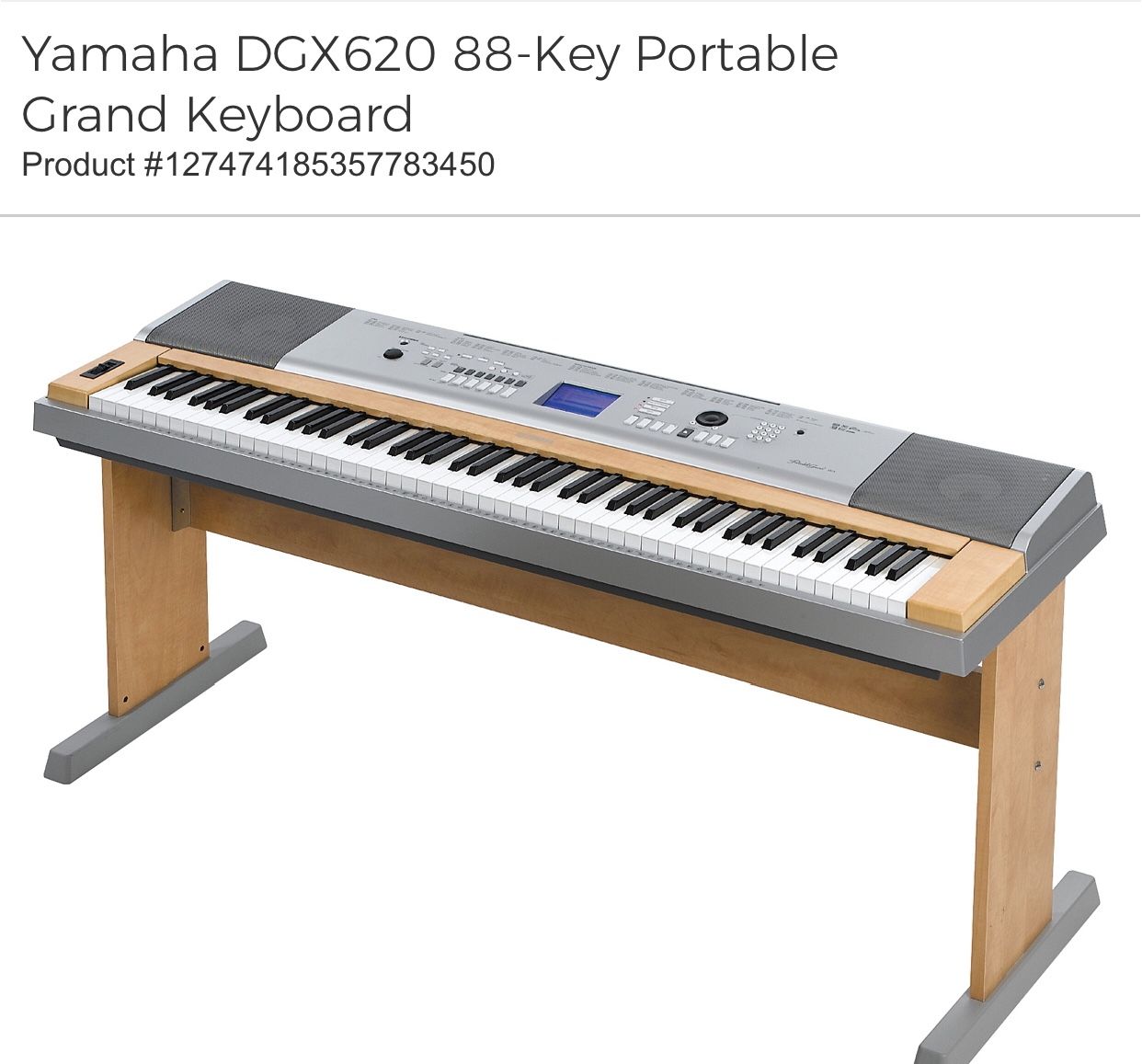 Yamaha Grand 88-Key Keyboard DGX-620